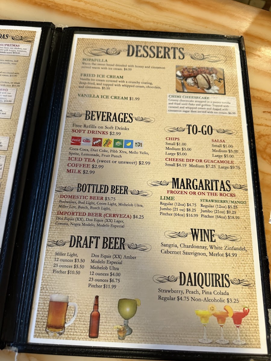 La Ruleta Mexican Restaurant Menu - Image 3
